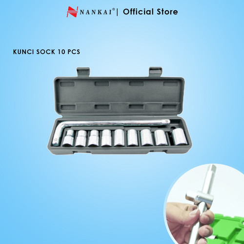 KUNCI SOCKET SET 10 PC NANKAI