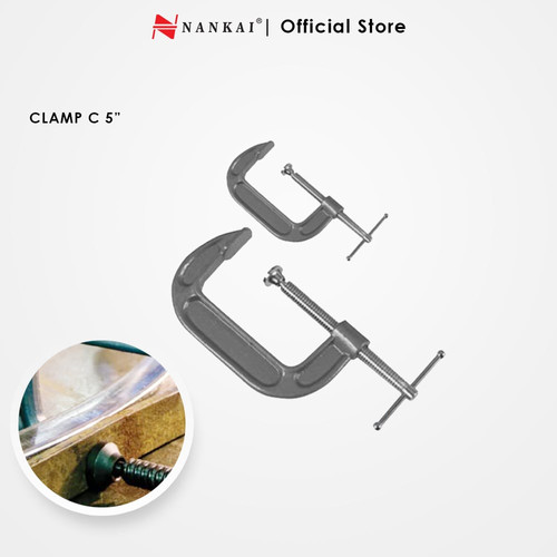 Klem Kayu / Clamp C 5" Nankai