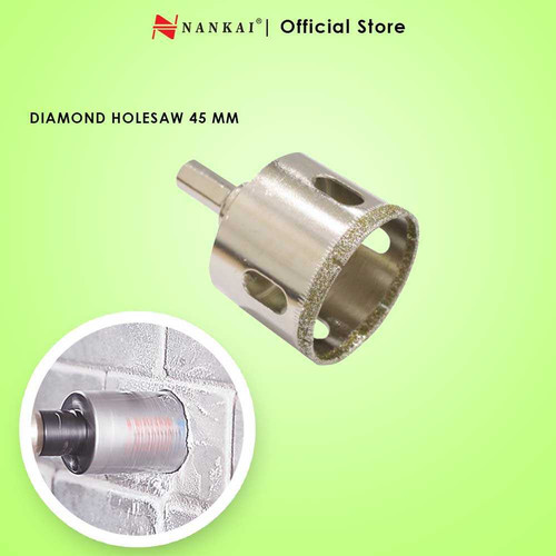 Nankai Mata Bor Pembolong Kaca / Diamond Holesaw 45mm