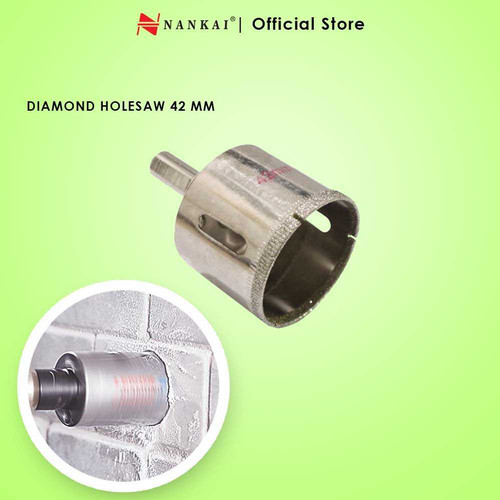 Nankai Mata Bor Pembolong Kaca / Diamond Holesaw 42mm