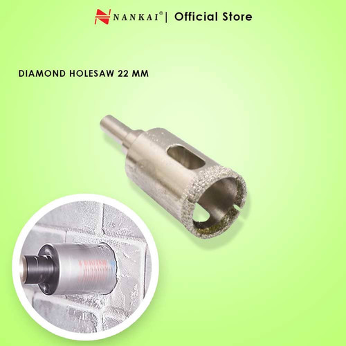 Nankai Mata Bor Pembolong Kaca / Diamond Holesaw 22mm