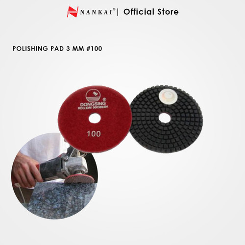 Dongsing Alas Pembersih Lantai Polishing Pad 3 mm # 100