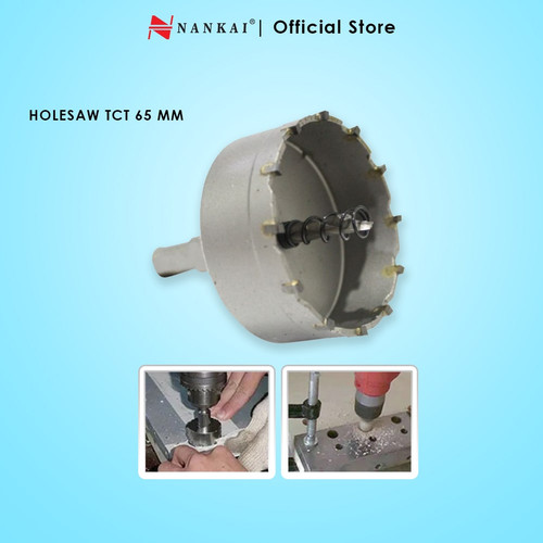 Nankai Mata Bor Holesaw Baja TCT 65 mm