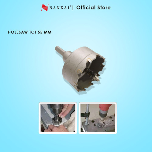 Nankai Mata Bor Holesaw Baja TCT 55 mm