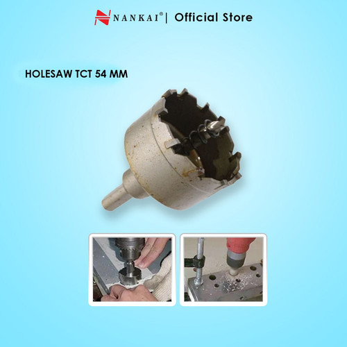 Nankai Mata Bor Holesaw Baja TCT 54 mm