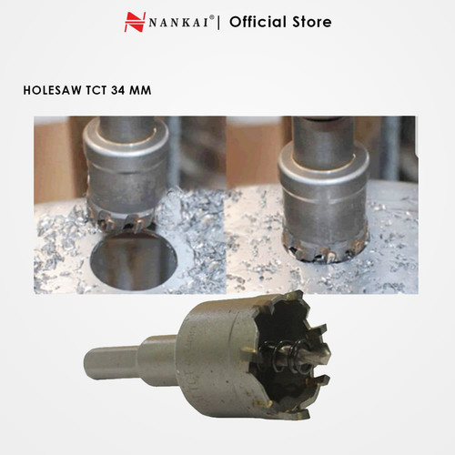 Nankai Mata Bor Holesaw Baja TCT 34 mm