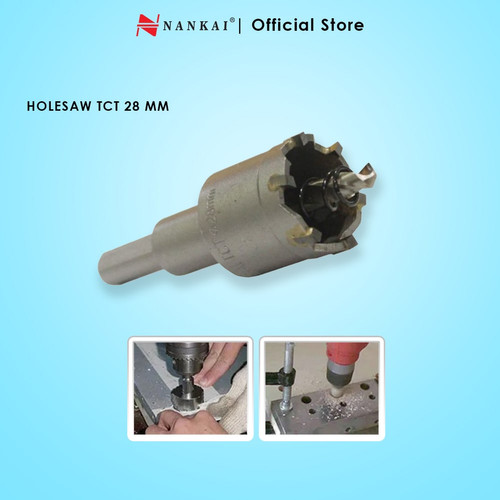 Nankai Mata Bor Holesaw Baja TCT 28 mm