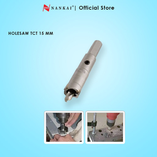 Nankai Mata Bor Holesaw Baja TCT 15 mm