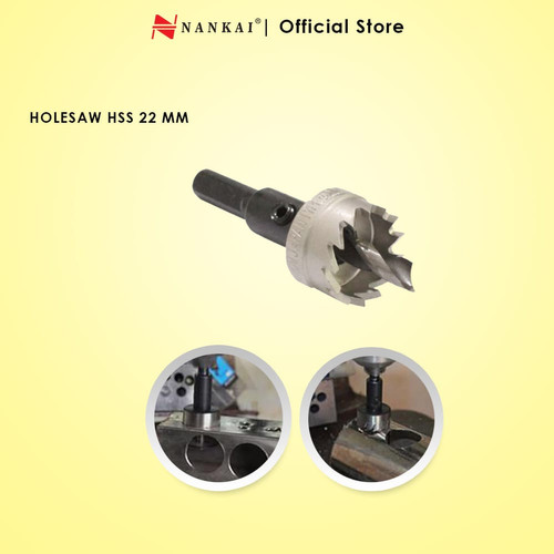 Nankai Mata Bor Holesaw HSS 22 mm