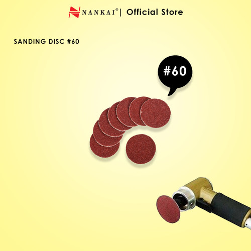 Nankai Amplas Tempel Velcro Sanding Disc #60 (100pc)