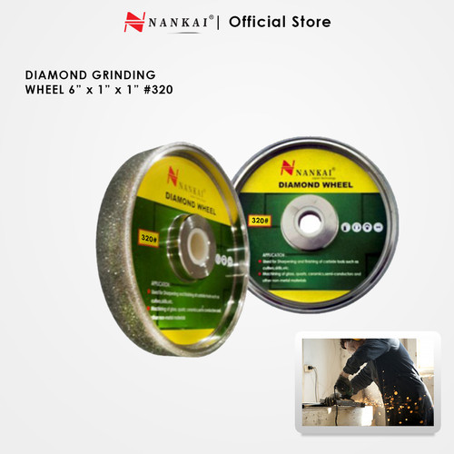 Nankai Batu Poles Akik Diamond Wheel 6" #320