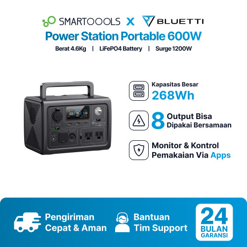 Portable Power Station Bluetti EB3A 268Wh 600W