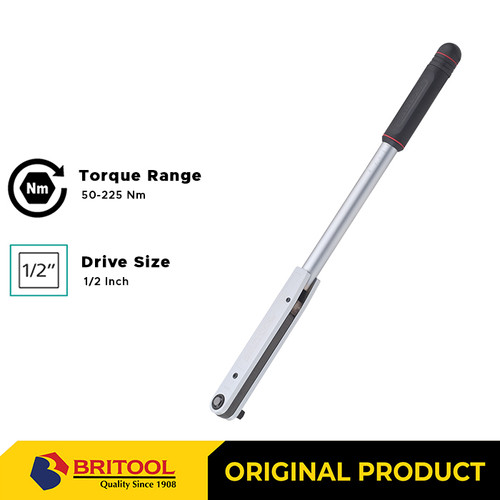 Britool Torque Wrench / Kunci Torsi 1/2" 50 - 225 Nm EVT2000AEX