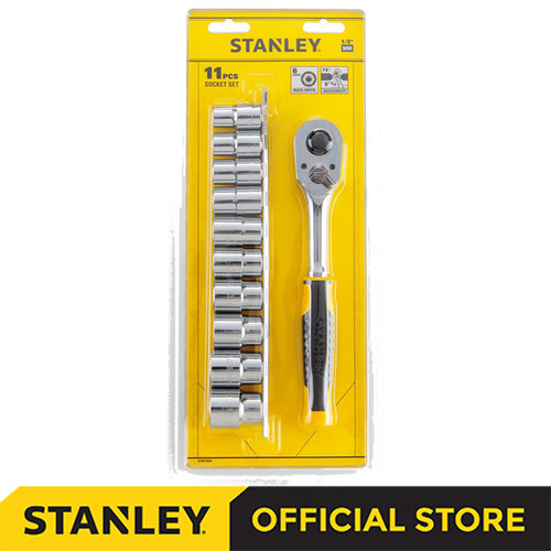 Stanley Socket Metric Set SQ 1/2" 6pts 11pcs STMT45501