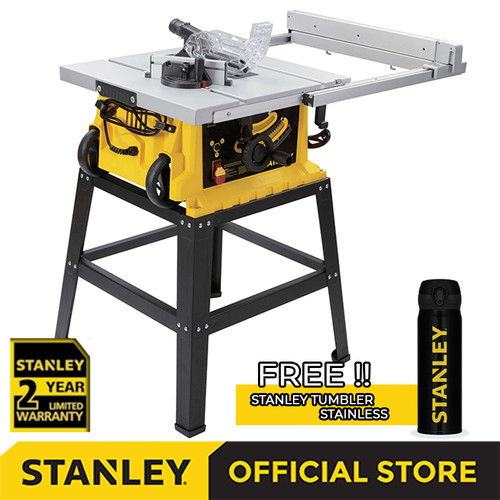 Stanley Table Saw with Frame / Mesin Gergaji Meja 1800W 254mm SST1801