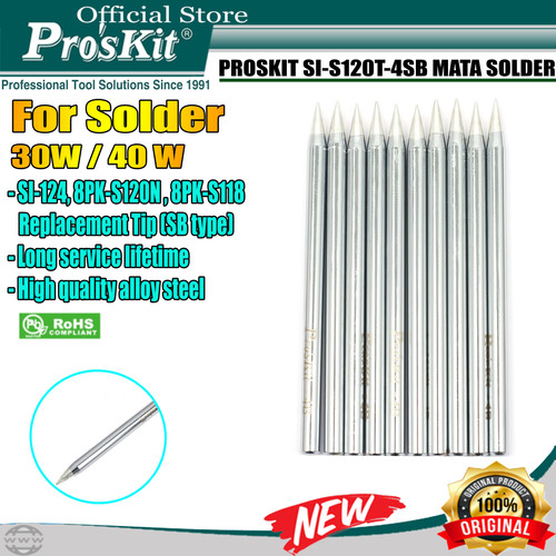 10 PCS Mata Solder PROSKIT SI-S120T-4SB - Replacement For 8PK-S118B