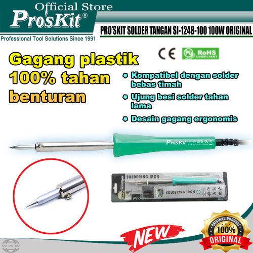 Proskit Solder Tangan 100W - Solder Listrik PRO'SKIT SI-124B-100 ORI