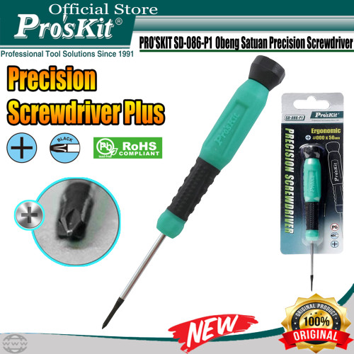 Obeng PRO'SKIT SD-086-P1 Precision Screwdriver(#000 x 50mm) ORIGINAL