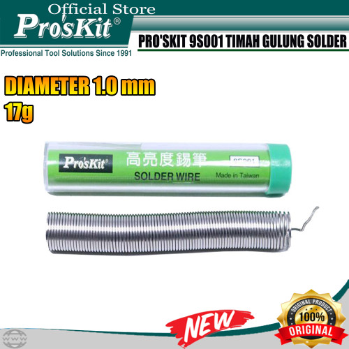 Timah Gulung PRO'SKIT 9S001 1.0MM 17G 3M ORIGINAL