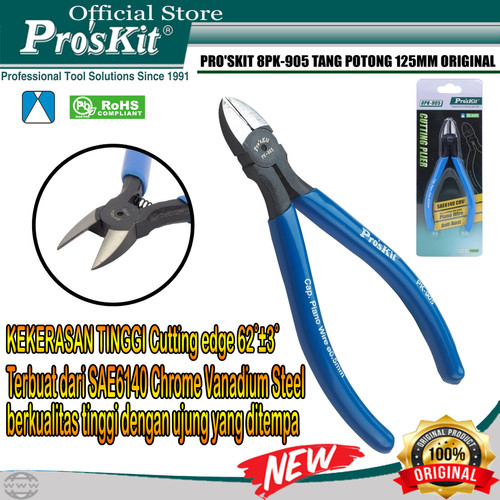 Tang Potong PRO'SKIT 8PK-905 125MM Plastic Handle Blue ORIGINAL