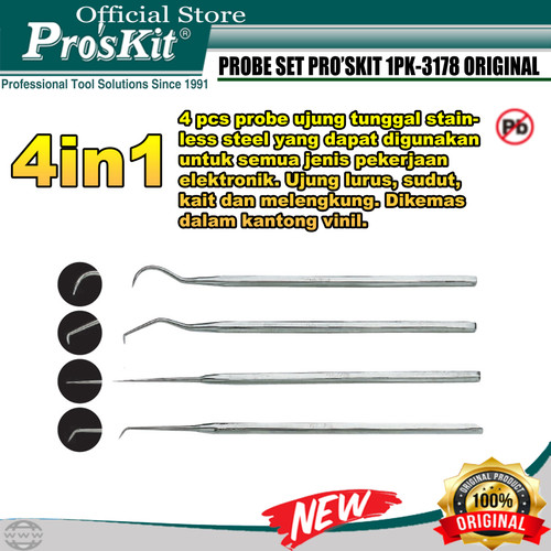 PROBE SET PRO'SKIT 1PK-3178 4IN1 ORIGINAL