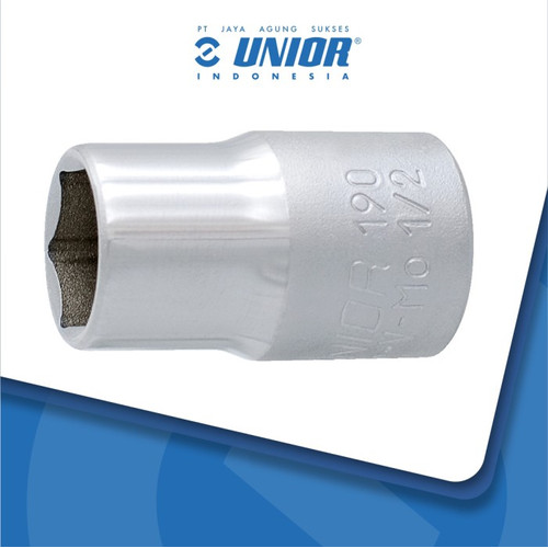 UNIOR Socket 1/2" Poin 6 - Tipe 190/1 6p