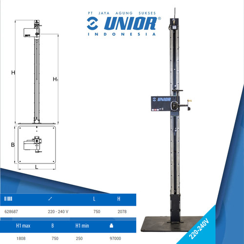 UNIOR Electric repair stand 220V - 1693EL