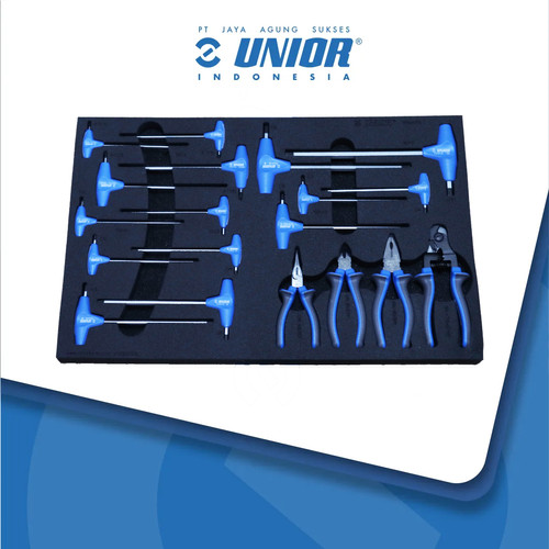 UNIOR Bike tool set in SOS tool tray - 1600SOS19 - Tool Kit Sepeda