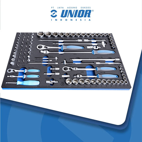 UNIOR Set of socket wrenches n accessories SOS tool tray - 964/30SOS