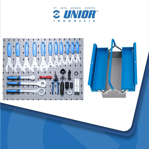 UNIOR Bike Tool Set 2000E + Tool box 3 compartments 912/3