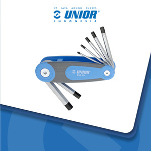 UNIOR Set of hexagon wrenches in folding holder - 220FH